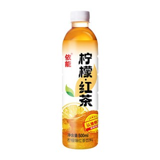 yineng 依能 炫茶 柠檬红茶饮料 果味茶饮品 500ml*24瓶 塑膜装 家庭聚会