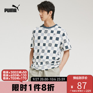 PUMA 彪马 男子休闲圆领短袖T恤 DOWNTOWN 535365