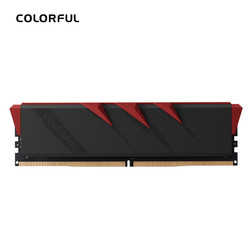 COLORFUL 七彩虹 台式机内存 高速电竞游戏马甲条 战斧•赤焰黑 DDR5 6000 16G