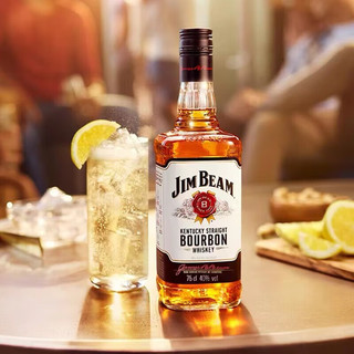 金宾（Jim Beam）白占边 美国 调和型 威士忌 洋酒 375ml * 6瓶