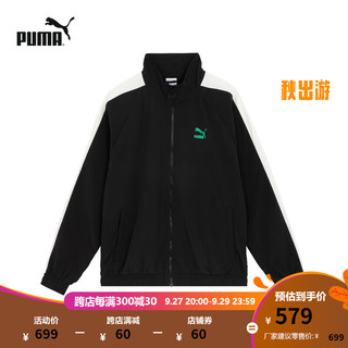 彪马（PUMA） 男女同款运动休闲外套 T7 DANCE  JACKET 627167 黑色-01 XS(165/88A)