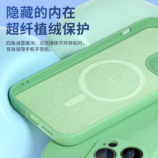 狸贝多 苹果MagSafe磁吸肤感保护壳iPhone直边TPU手机壳防摔软壳 磁吸保护壳 iPhone 14 Pro