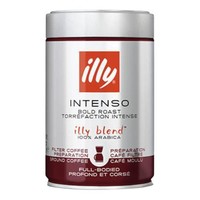 illy 意利 咖啡粉罐装意大利进口意式手冲黑咖啡研磨粉100%阿拉比卡 深度烘焙咖啡粉250g*2罐