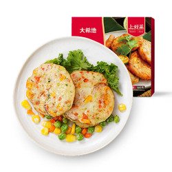 HITOMORROW 大希地 虾仁 蔬菜鲜虾饼160g*3袋