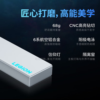LEGION 联想拯救者 LS1 USB3.2 移动固态硬盘 Type-C 2TB 冰魄白