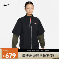 耐克（NIKE）女子 Oversize 风夹克 SPORTSWEAR CITY UTILITY FB7249-010 XL