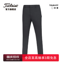 Titleist泰特利斯高尔夫服装男士裤子TOUR FIT男装防风高弹直通长裤 炭灰色 32