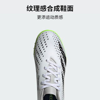 adidas阿迪达斯PREDATOR ACCURACY.4 TF男女硬人造草坪足球鞋 白色/黑色 43(265mm)
