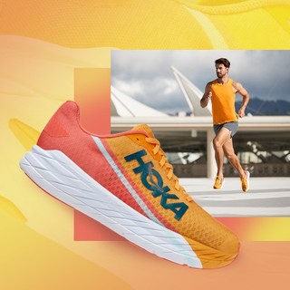 限尺码：HOKA ONE ONE Rocket X 男女款火箭X跑步鞋 1113532-RYCM