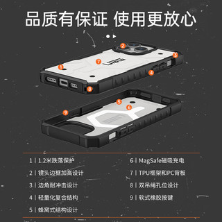 UAG 适用于苹果15promax手机壳iphone15promax保护套Magsafe磁吸全包防摔商务硬壳