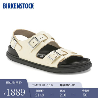 BIRKENSTOCK 勃肯 软木拖鞋舒适百搭女款系踝凉鞋Cannes系列 黄色窄版1023928 37