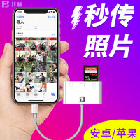 FB 沣标 CCD相机内存免APP OTG读卡器CF SD卡片机TF XQD卡手机通用适用于佳能数码相机USB高速U盘安卓type-C平果