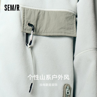 森马（Semir）外套男夹克时尚户外运动上衣潮 土灰绿40967 165/84A/S