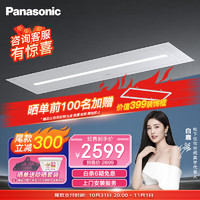 Panasonic 松下 电动晾衣架超薄机身嵌入隐藏式三色照明无线遥控升降智能晾衣机白