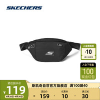 SKECHERS 斯凯奇 男女通用腰包P323U010 碳黑6932 均码