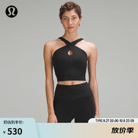 lululemon丨Align™ 女士前交叉锁孔款挂脖运动背心 LW1EH5S 黑色 6