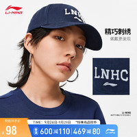 LI-NING 李宁 棒球帽运动生活系列鸭舌帽遮阳帽子AMYT281