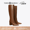 Tory Burch 汤丽柏琦 羊皮革方跟骑士长靴 154529 棕色 201 7  37.5