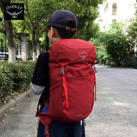 OSPREY 小鹰 JET 18L淘气鬼 儿童日用书包户外旅游徒步包双肩包 红色