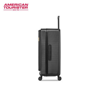 美旅「」胖胖箱大容量前开口旅行箱小型拉杆箱行李箱NF3 炭灰色 20英寸