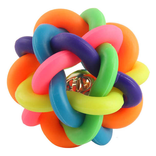 BOBO 波波 狗狗玩具球铃铛发声大型犬磨牙洁齿弹力球宠物专用训练幼犬玩具球