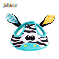 jollybaby婴儿(5-24个月)防摔帽 护头防撞头盔 儿童头部保护垫学步防撞 斑马护头帽