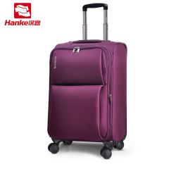 hanke汉客牛津布拉杆箱女帆布行李箱男万向轮20寸旅行登机箱子26皮箱