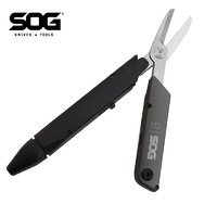 SOG 索格 新品 BATON系列Q1多功能剪刀笔开瓶器户外野营求生小工具