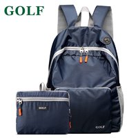 GOLF 高尔夫 时尚男女双肩包轻便背包携带旅行包户外折叠包运动包学生书包