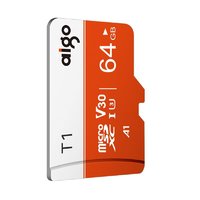 aigo 爱国者 T1 Micro-SD存储卡 64GB（UHS-I、V30、U3、A1）