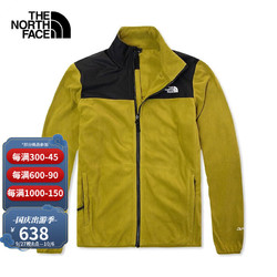 THE NORTH FACE 北面 抓绒衣男户外休闲保暖摇粒绒拉链开衫可搭配83OS KTI M