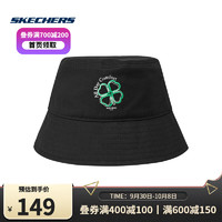 斯凯奇斯凯奇帽子男女同款时尚运动渔夫帽 L223U012-0018 碳黑 均码