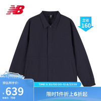 NEW BALANCE 23年男款潮流休闲运动夹克风衣外套AMJ33360 ECL L 