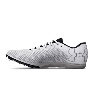 安德玛（UNDERARMOUR）Kick Distance 4男女田径运动跑步鞋跑鞋3025460 白色100 48.5