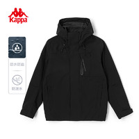 卡帕（Kappa）防风衣男冬可拆卸两件穿夹克防水防油连帽外套K0D72FJ41
