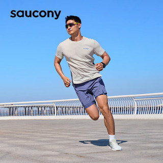 saucony 索康尼 蜂鸟3跑步鞋男缓震轻质训练慢跑鞋透气运动鞋米绿