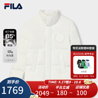 FILA X Études斐乐款羽绒服2023冬简约时尚保暖立领上衣 椰奶白-IV 170/92A/M