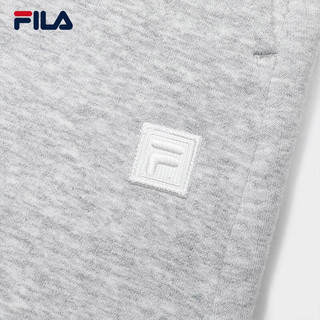 FILA 斐乐女士针织裙基础简约休闲运动短裙A字裙 雪斑花灰-MG 160/62A/S