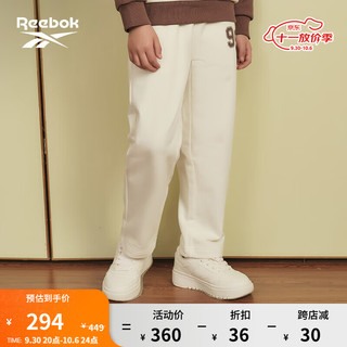 Reebok锐步大童经典复古时尚休闲直筒针织长裤 23FRM63KGW2 130/56