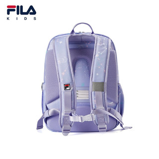 FILA斐乐童装儿童书包3D背板中大童男女童双肩包 浅紫-PU S