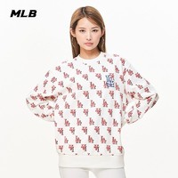 MLB 官方 男女情侣明星同款套头卫衣老花满印涂鸦23秋季 MTM02