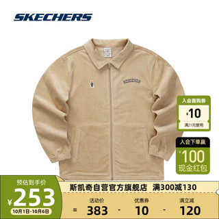 SKECHERS 斯凯奇 爆笑怪兽系列男子翻领外套L322M074 028R L