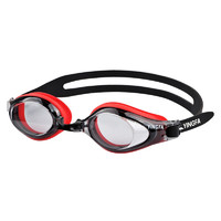 YINGFA 英发 泳镜高清防雾游泳专业防水游泳眼镜男女通用成人大框舒适 黑红