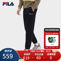 斐乐（FILA） X MAGIC STICK男子针织长裤简约时尚休闲裤 正黑色-BK 190/96A/XXXL