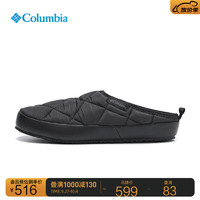 Columbia哥伦比亚户外女奥米热能保暖一脚蹬夹棉休闲拖鞋BL7722 010（黑色） 38(24cm)