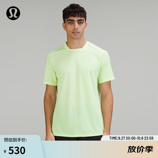 lululemon丨Fast and Free 男士运动短袖 T 恤 *反光款 LM3DSQS 褪色绿 L