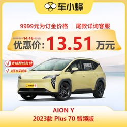 GAC AION 广汽埃安 埃安AION Y 2023款 Plus 70 智领版 车小蜂汽车新车订金