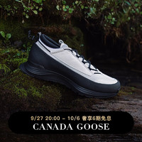 加拿大鹅（Canada Goose）Glacier Trail 男士户外休闲鞋运动鞋男鞋 7785M 595 白色/黑色 42.5