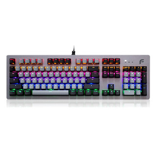 DEARMO 迪摩 F1 狂怒 104键 有线机械键盘 锖色 国产光轴 混光