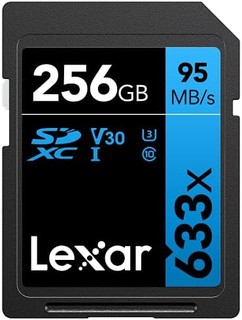 Lexar 雷克沙 专业版 633X 256GB SDXC UHS-I存储卡